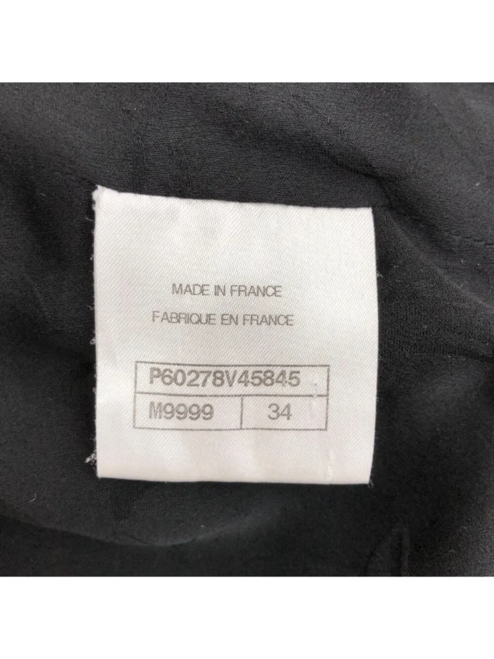 Chanel Cruise Collection Black Cotton Tweed Double-Breasted Jacket